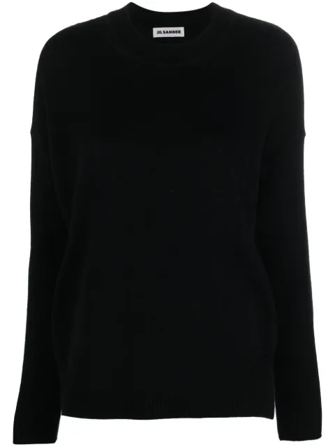 Jil Sander long-sleeve cashmere jumper Black J02GP0013J13206