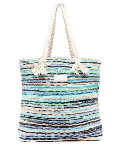 Vilebrequin woven rope-detail tote Blue BBOU0128