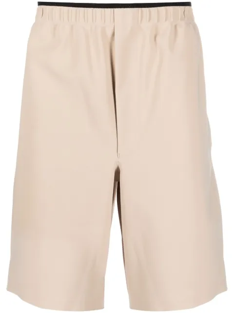 GR10K elasticated-waistband shorts Neutrals SS23GR9Z1EBFN