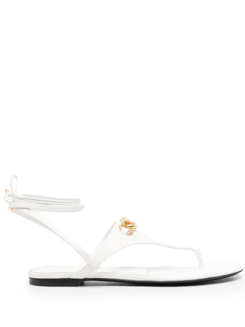Valentino Garavani VLogo leather sandals White WS0EZ4YZX