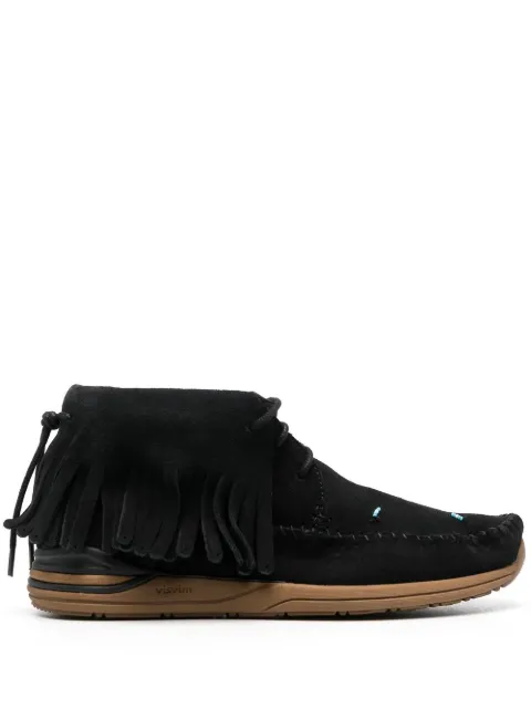 visvim FBT fringe-trim desert boots Black 0122202002001