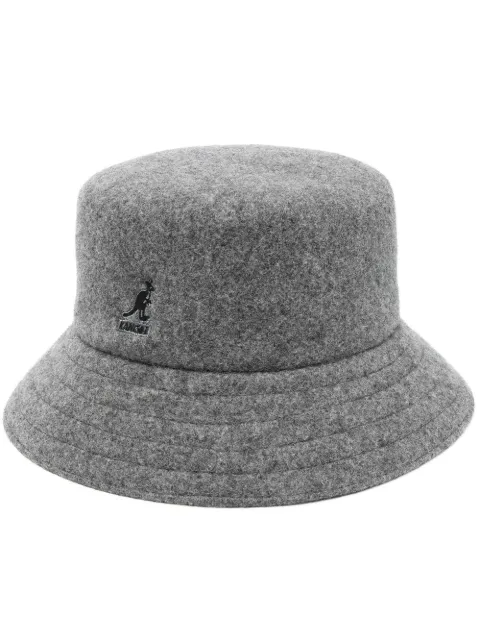 Kangol logo-patch bucket hat Grey K3191ST