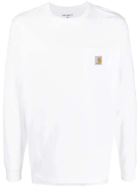 Carhartt WIP chest logo-patch detail T-shirt White I030437