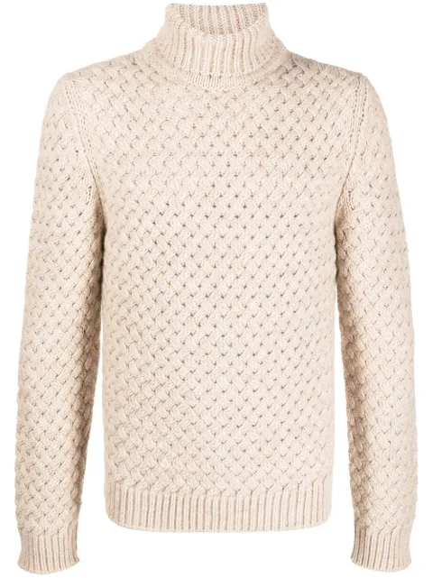 Lardini roll-neck pullover jumper Neutrals IRLMML250IR59030
