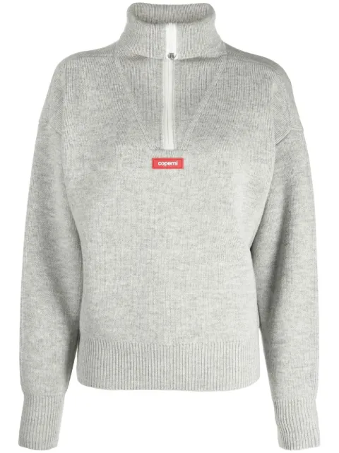 Coperni half-zip jumper Grey COPML41615