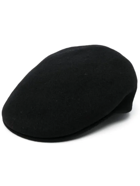 Kangol logo-patch flat-cap Black 0258BC