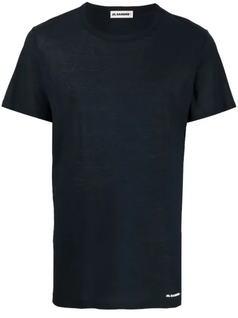 Jil Sander crew-neck fitted T-shirt Blue J47GC0012J45031
