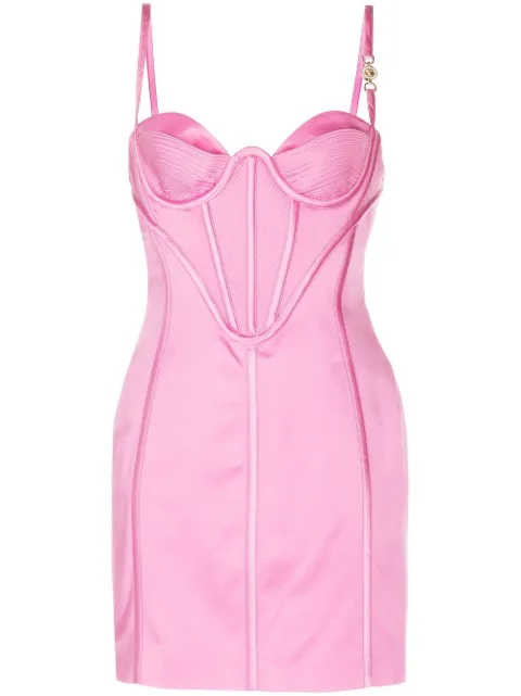 Versace Medusa corset mini dress Pink 10073861A00540
