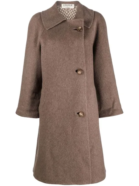 A.N.G.E.L.O. Vintage Cult 1970s single-breasted wool coat Brown ANG600EE
