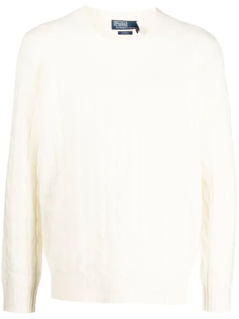 Polo Ralph Lauren cashmere cable-knit jumper Neutrals 710876728010