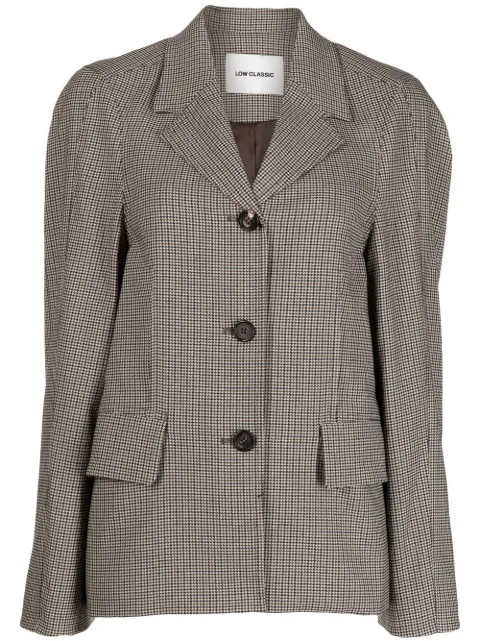 Low Classic oversized check blazer Multicolour JK01CH