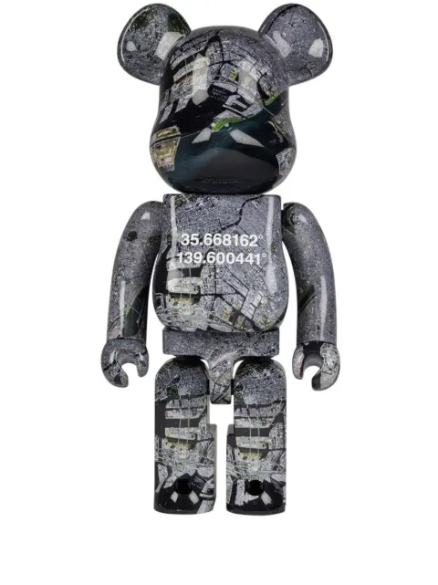 MEDICOM TOY x Benjamin Grant Tokyo BE@RBRICK 1000% figure Black MEDI0054