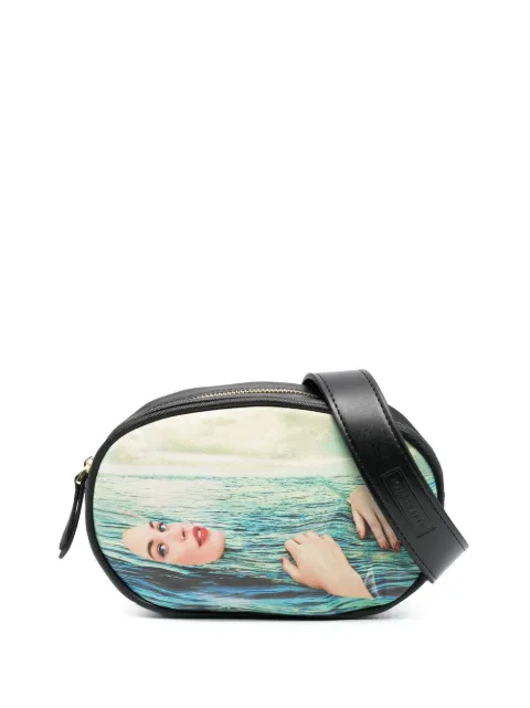 Seletti Toiletpaper Seagirl graphic-print belt bag Black 02576