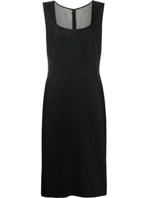 Dolce & Gabbana Pre-Owned 1990s sleeveless fitted dress Black DOGA480EA