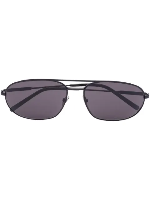 Saint Laurent Eyewear SL 561 Edgy pilot-frame sunglasses Black SL561001