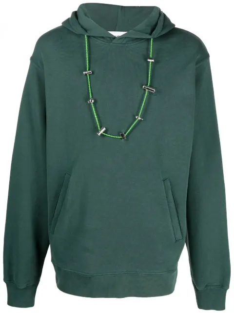 AMBUSH Stoppers relaxed-fit hoodie Green BMBB023F22FLE0014884