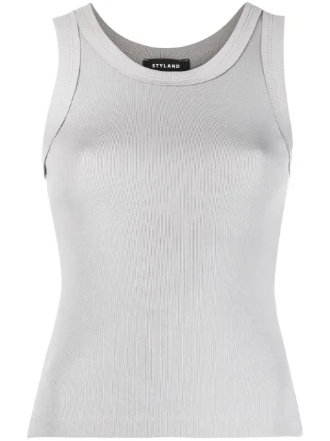 STYLAND organic cotton vest top Grey FW22T018C201