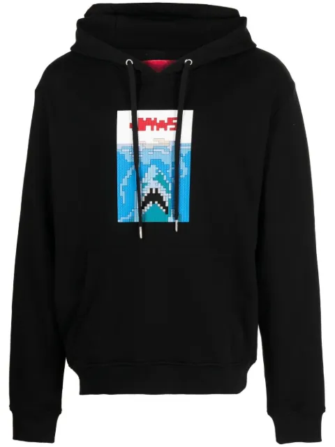 Mostly Heard Rarely Seen 8-Bit Sharkbite pullover hoodie Black MHEB02BCKH14