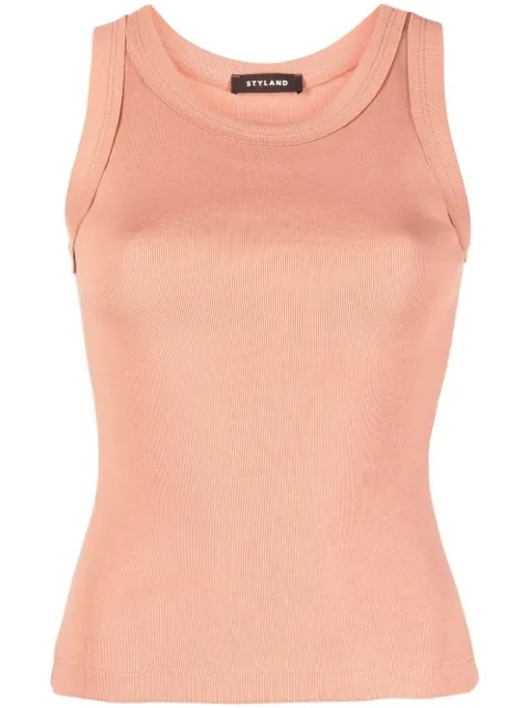 STYLAND organic cotton vest top Neutrals FW22T018C201