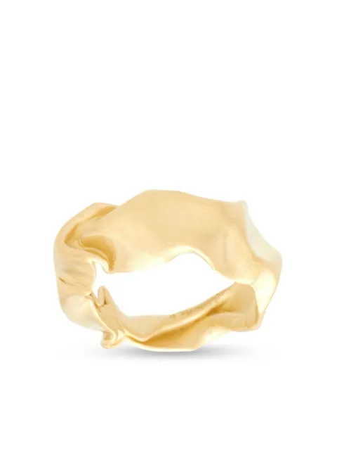 Completedworks Not So Big crunched ring Gold R2101