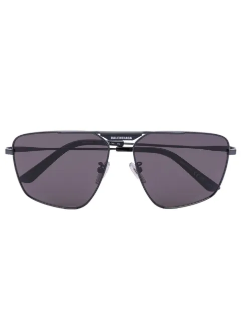 Balenciaga Eyewear geometric pilot-frame sunglasses Black BB0246SA001