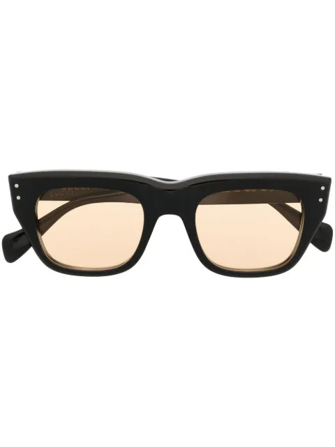 Gucci Eyewear tinted-lens square-frame sunglasses Black GG1365SA