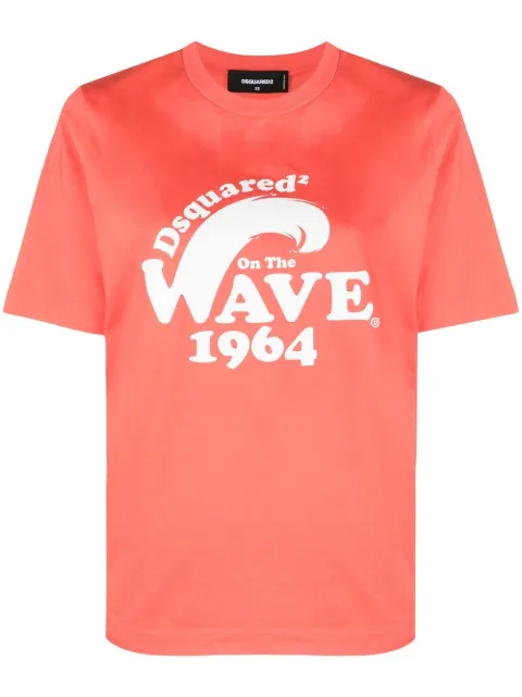 DSQUARED2 graphic-print T-shirt Pink S75GD0326S22427