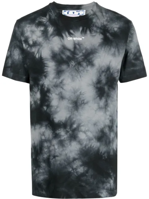 Off-White tie-dye print T-shirt Grey OMAA027F22JER0190701