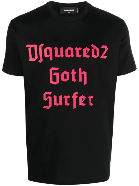 DSQUARED2 Goth Surfer short-sleeve T-shirt Black S74GD1085S23009
