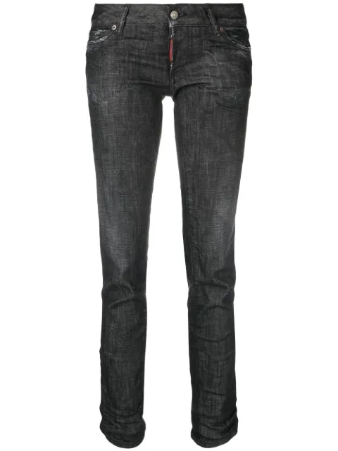 DSQUARED2 Jennifer straight-leg jeans Black S75LB0696S30357