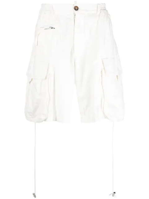 DSQUARED2 knee-length cargo shorts White S74MU0784S54545