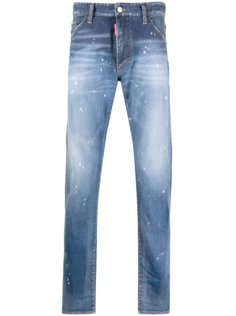 DSQUARED2 paint splatter-print jeans Blue S74LB1277S30789