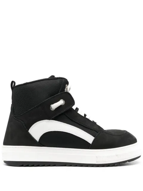 DSQUARED2 two-tone high-top sneakers Black SNM028809706229