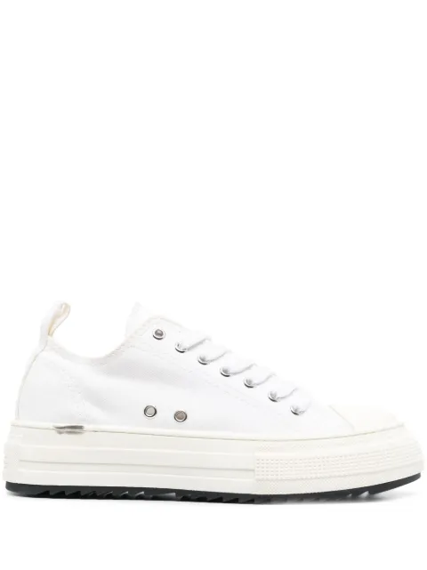 DSQUARED2 platform-sole low-top sneakers White SNW023025406362