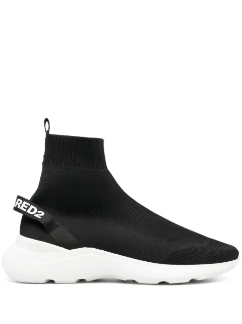 DSQUARED2 Fly high-top sock sneakers Black SNM028559206264