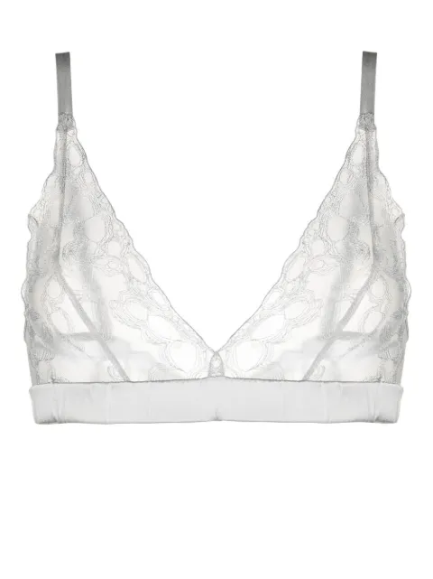 Fleur Of England Sigrid non-wired bralette Grey SIGRIDNONWIREDBRALETTE