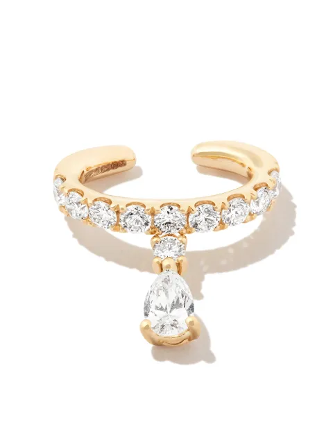 Anita Ko 18kt yellow gold Daphne diamond ear cuff Gold AKECDAPPYG