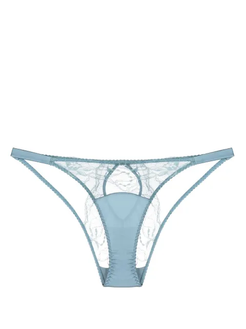 Fleur Of England Ocean Ouvert lace briefs Blue OceanOuvertBrief