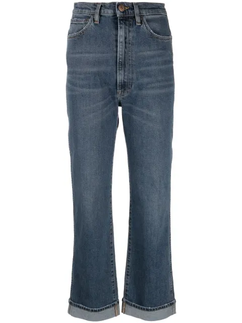 3x1 high-waist straight-leg jeans Blue W43040DC1095
