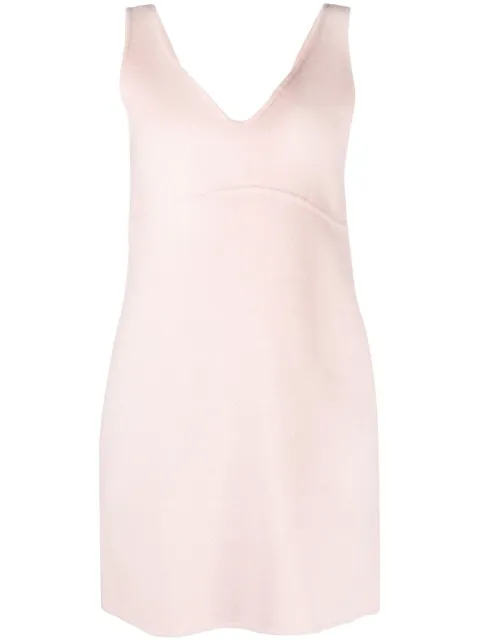 P.A.R.O.S.H. sleeveless wool minidress Pink D721586LEAK