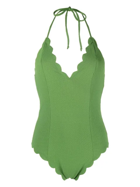 Marysia Broadway scalloped one-piece Green S0055