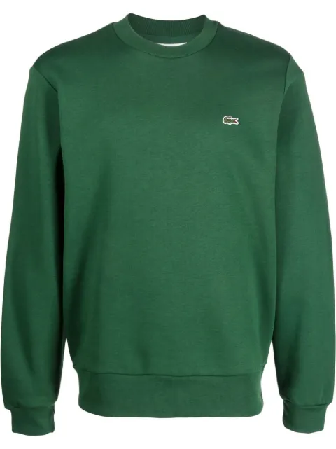 Lacoste logo-appliqué sweatshirt Green SH9608