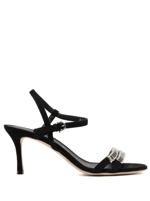 Ferragamo 70mm crystal-embellished sandals Black 754036