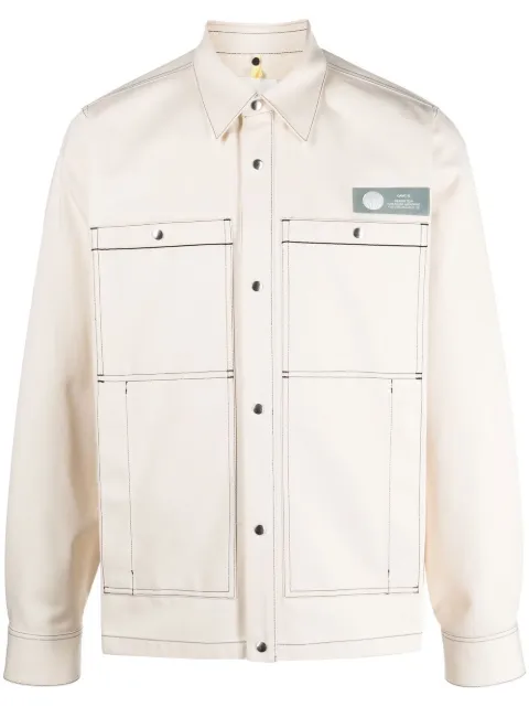 OAMC patch pocket shirt jacket Neutrals 22A28OAU21COT00794