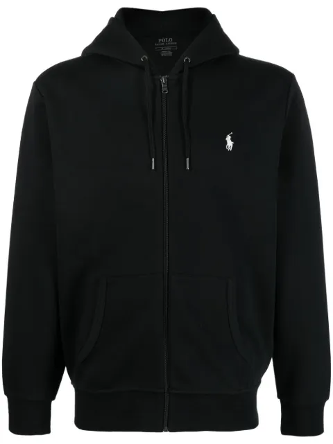 Polo Ralph Lauren embroidery-logo pullover hoodie Black 710888282001