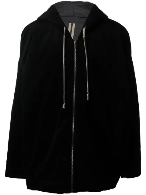Rick Owens DRKSHDW drawstring hoodie jacket Black DU02B4790VS