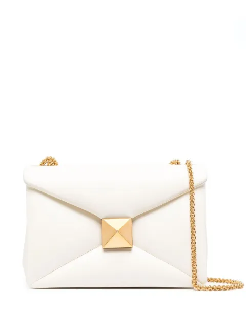 Valentino Garavani Rockstud-detail shoulder bag Neutrals WB0K82HHX