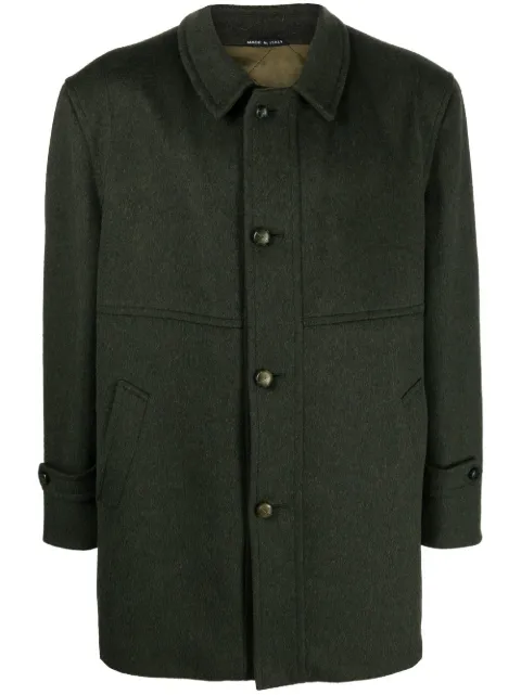 A.N.G.E.L.O. Vintage Cult 1990s classic collar wool jacket Green ANG380ST