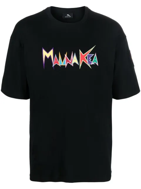 Mauna Kea logo-print short-sleeve T-shirt Black HER100