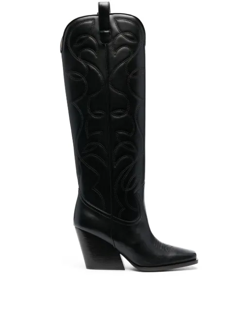 Stella McCartney knee-high cowboy boots Black 810102AP00K0